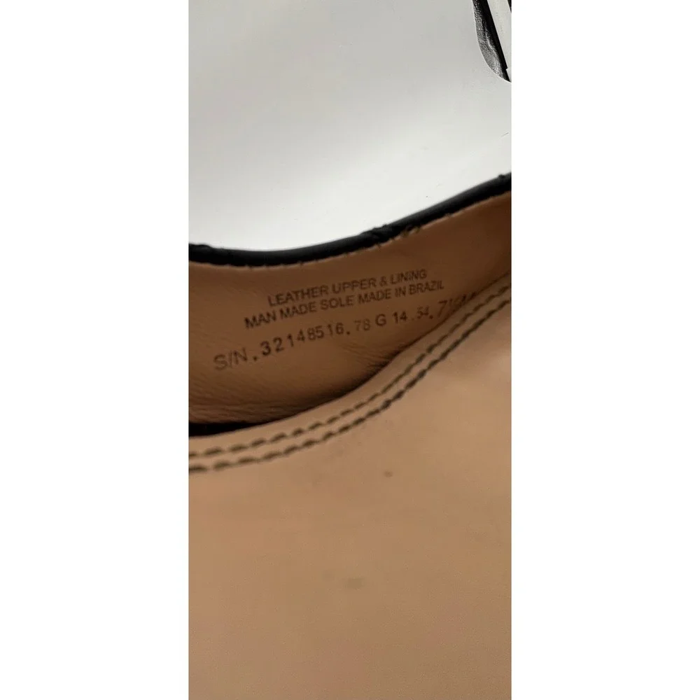 Tory Burch Claremont Black Quilted Leather Patent Cap Toe Wedge Pumps 7.5M